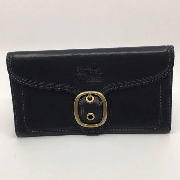 Coach | Bags | Vintage Coach Bleecker Black Leather Wallet  display picture 1